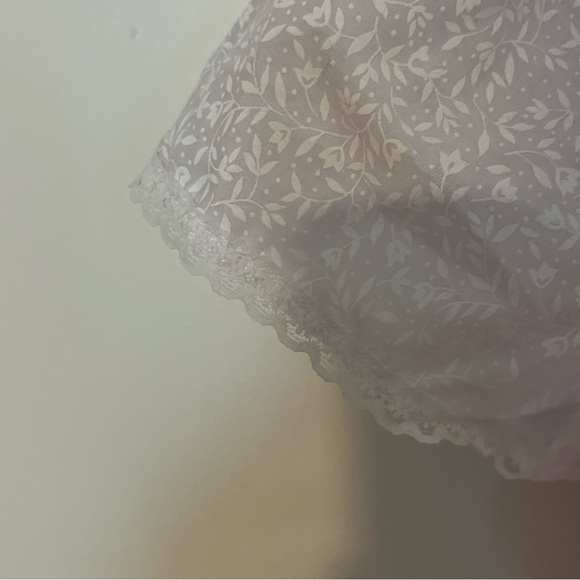 Vintage Sears nightgown midi women's Large floral cotton blend house dress - Picture 5 of 8